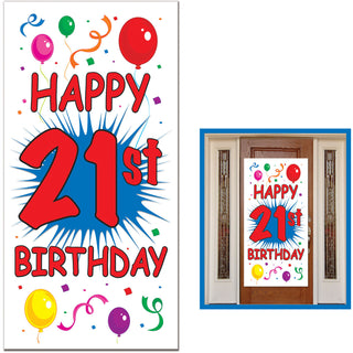 21 Birthday Door Covers