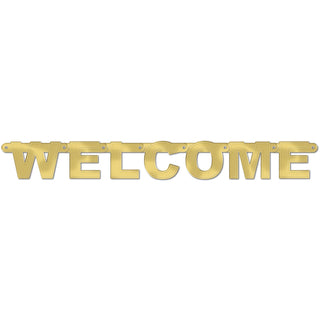 Foil Welcome Banner