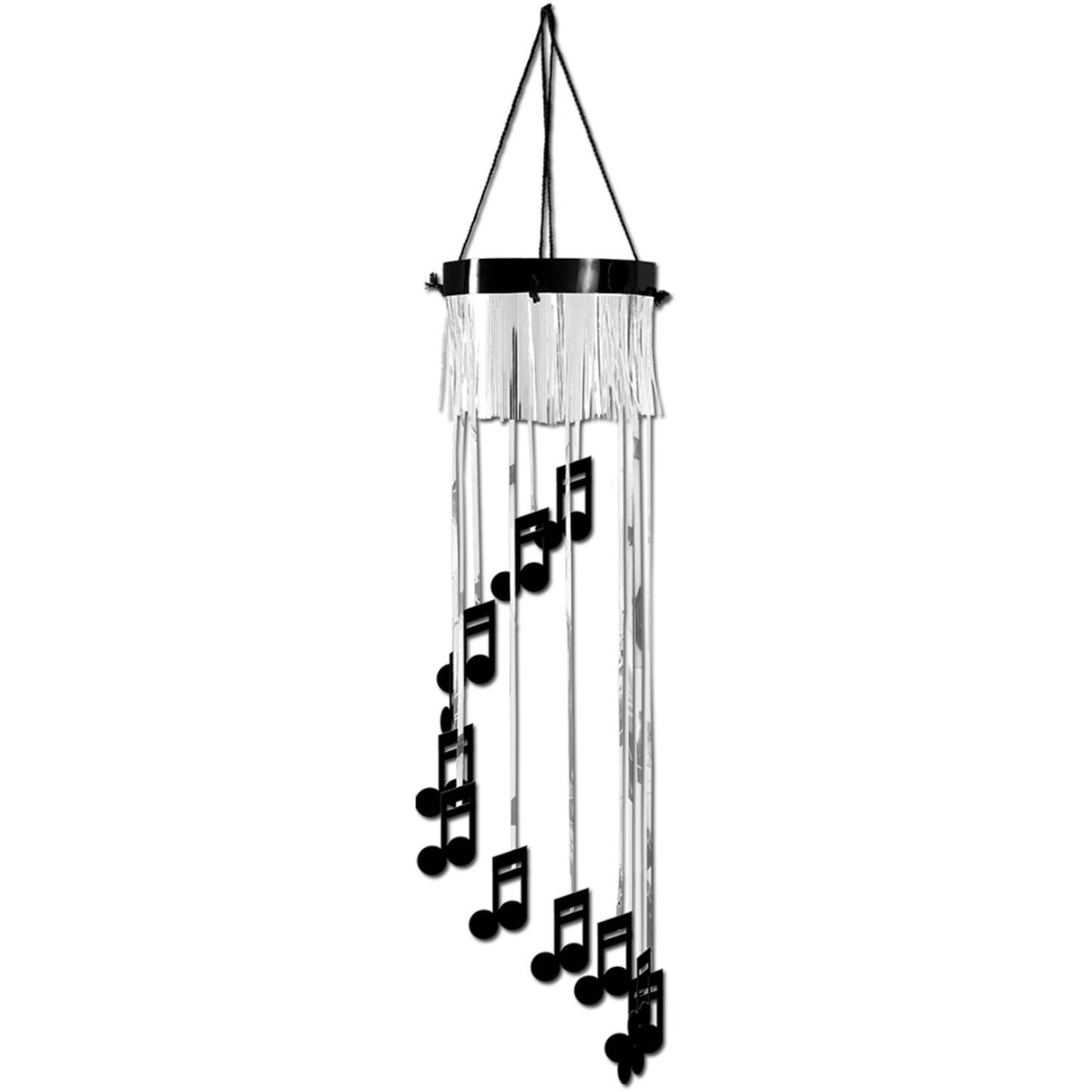 Music Notes Shimmering Spiral Decoration