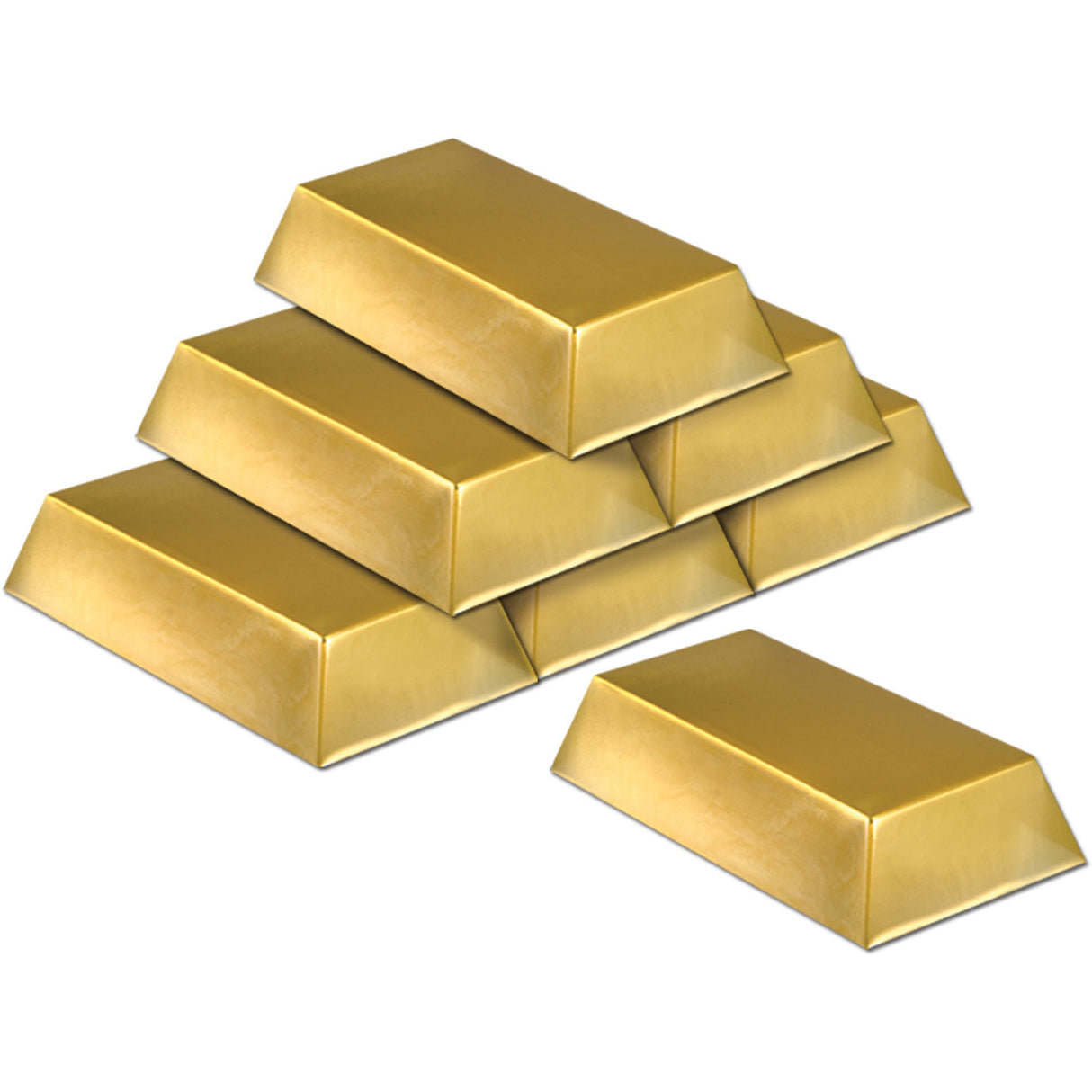 Plastic Gold Bar Decoration