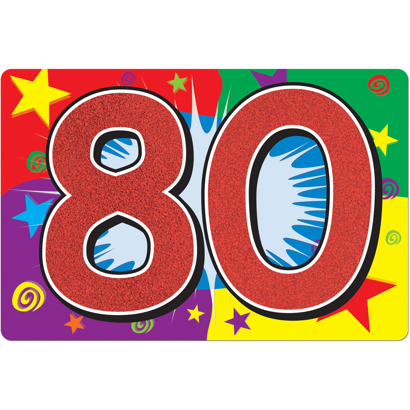 80 Sign Cutout
