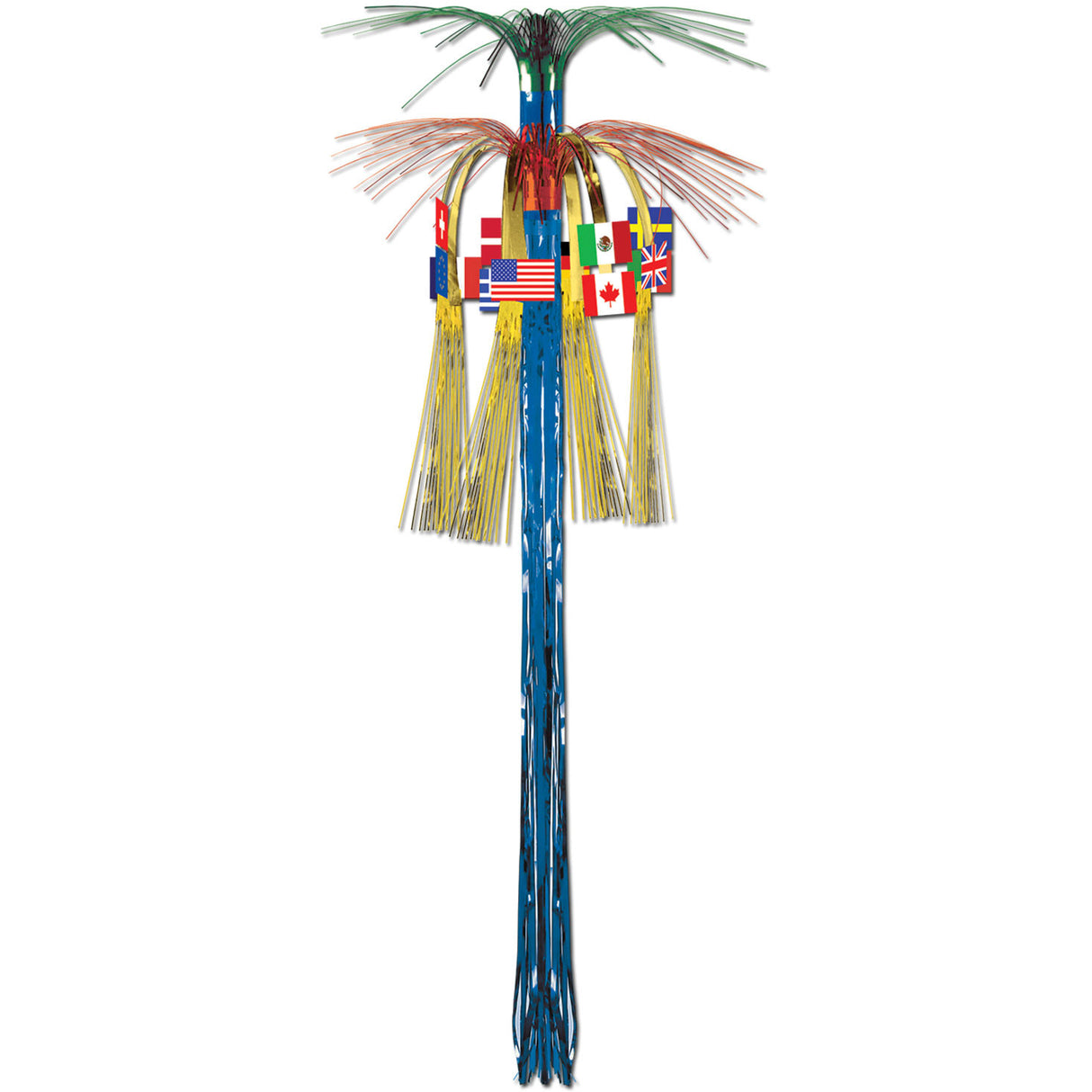 International Flag Hanging Column