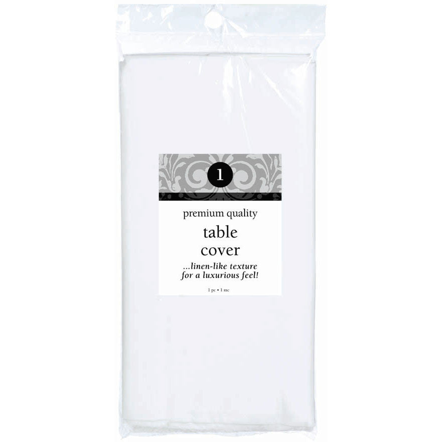 Premium White Rectangle Tablecover