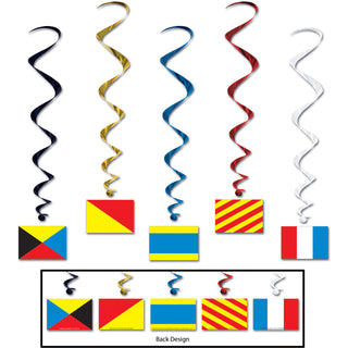Nautical Flag Whirls