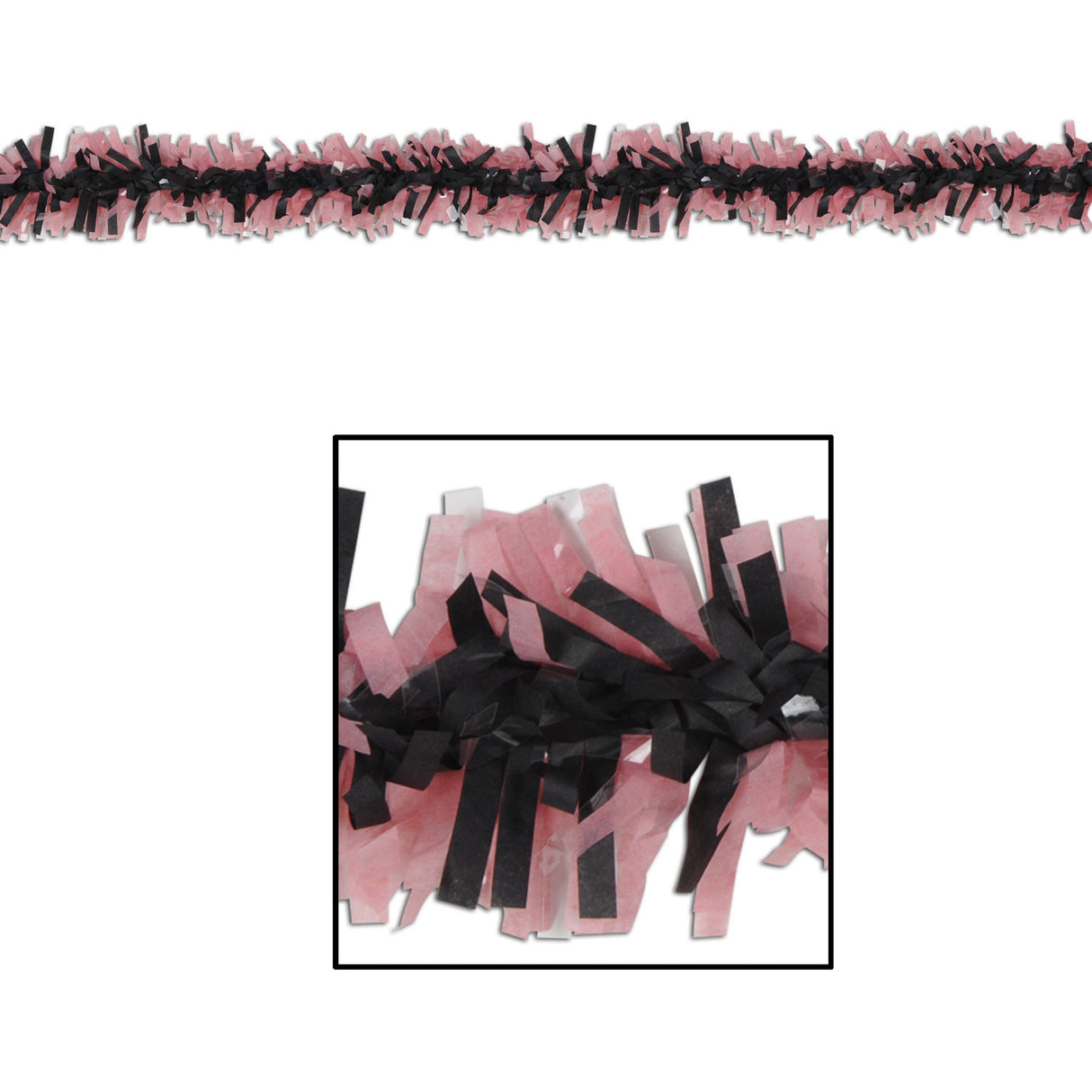 Pink and Black Craft Fringe