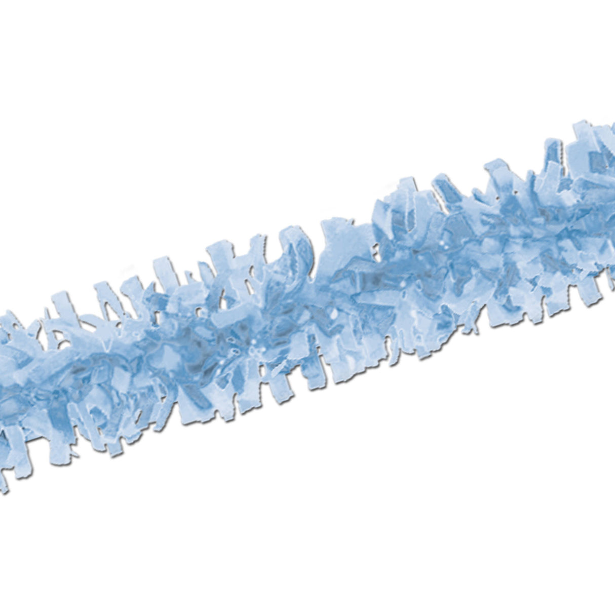 12' Light Blue Foil Festooning