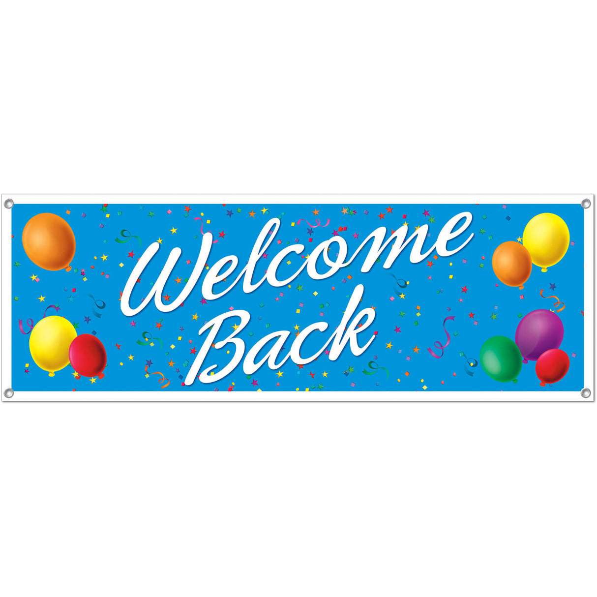 Welcome Back Sign Banner