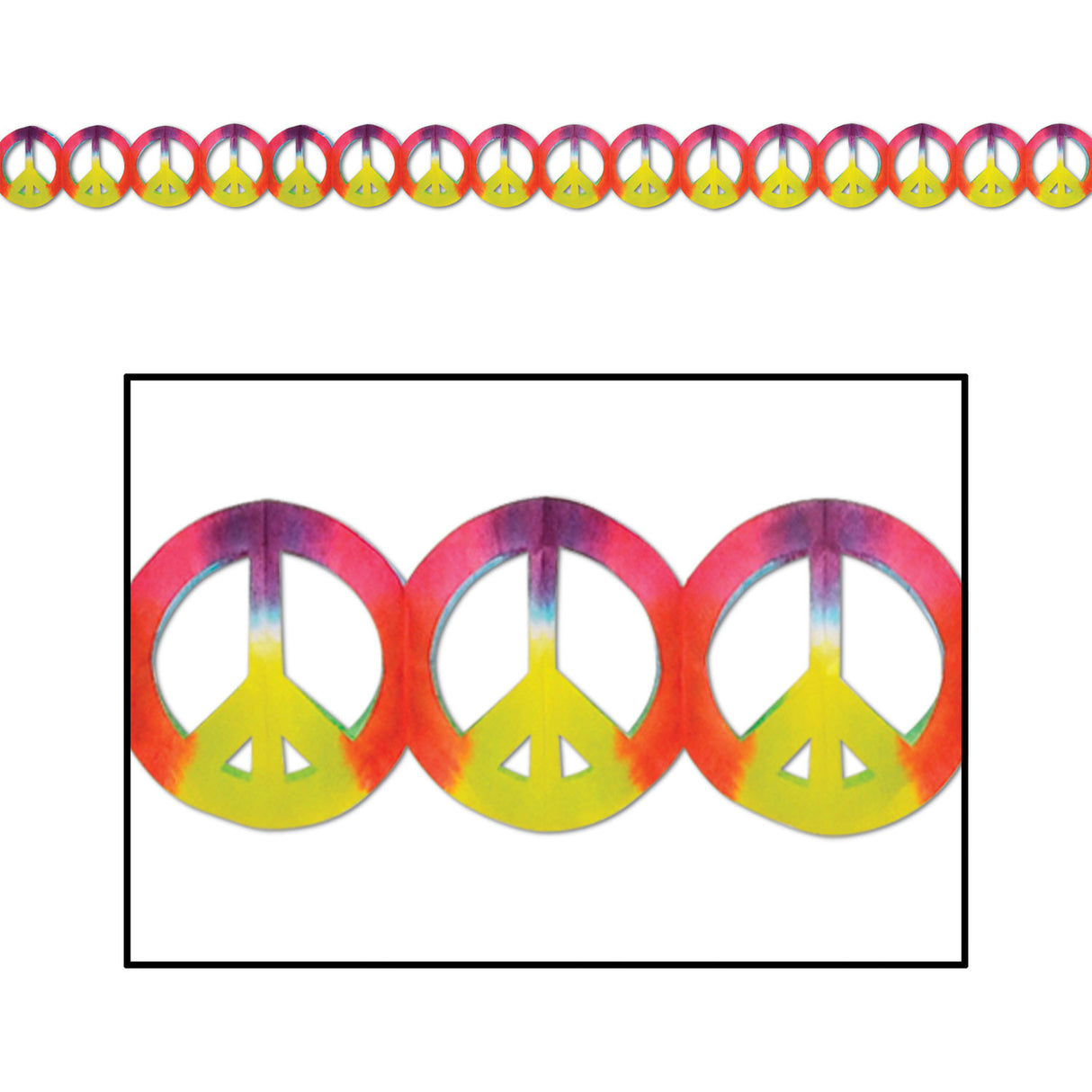 Peace Sign Garland