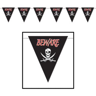 Pirate Pennant Banner