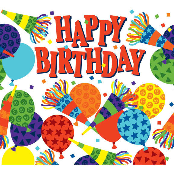 Birthday Horns Tablecover