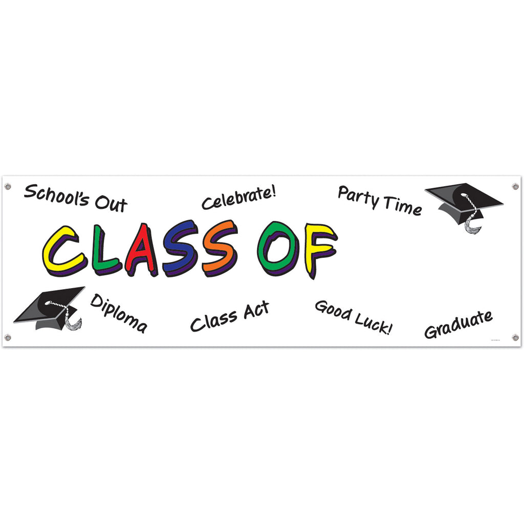 Class Of  Year  Sign Banner