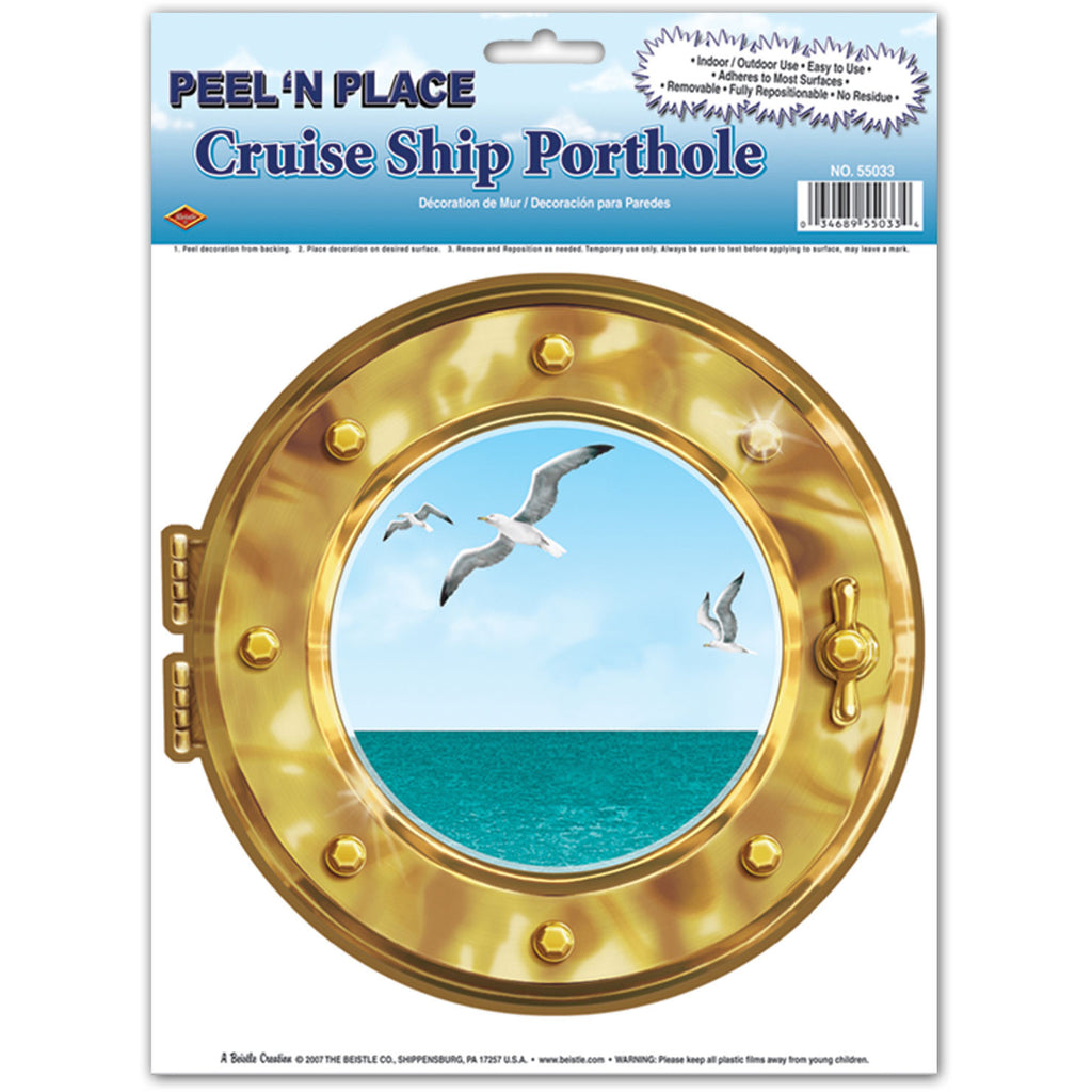 Ship Porthole Peel 'N Place