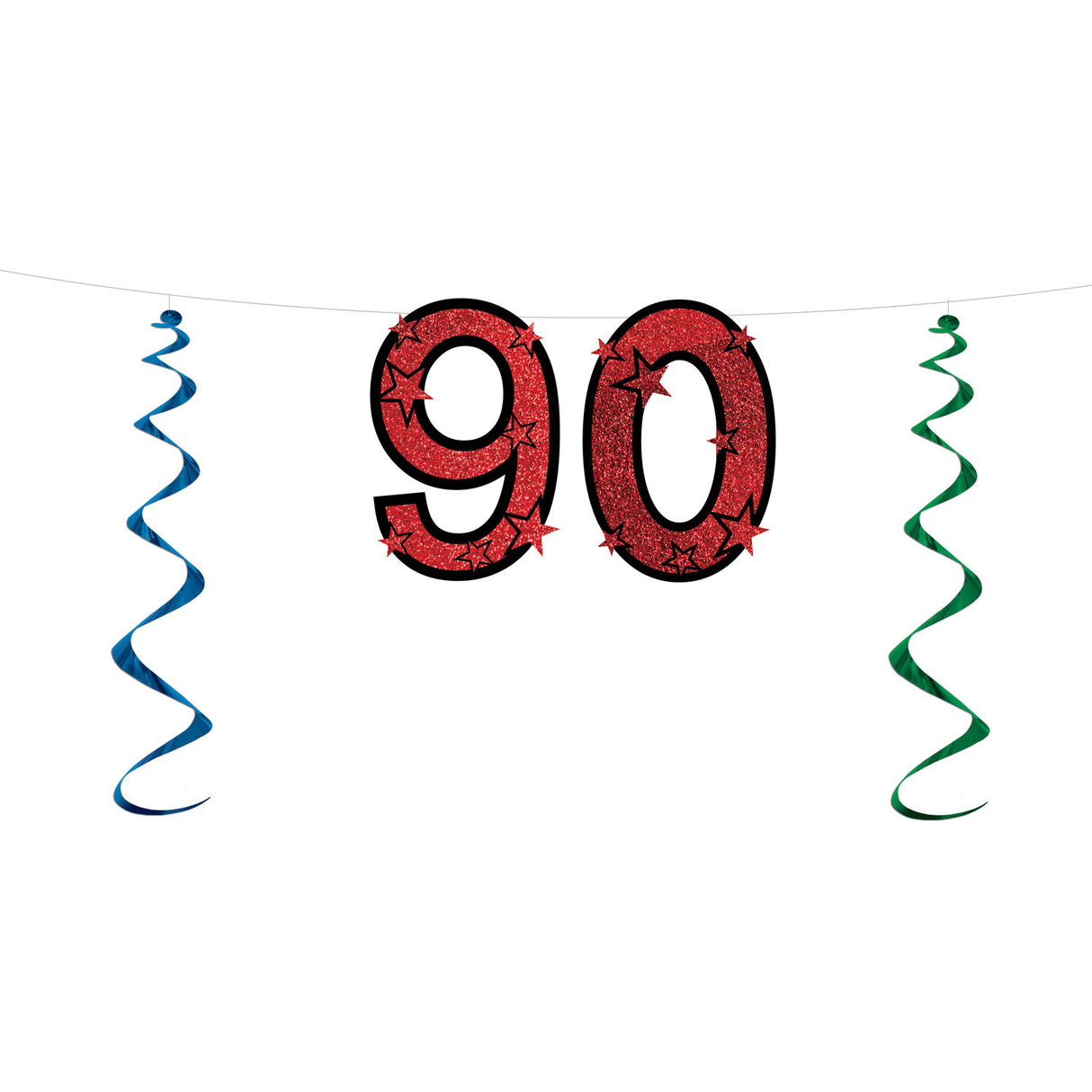 &quot;90&quot; Letter Banner