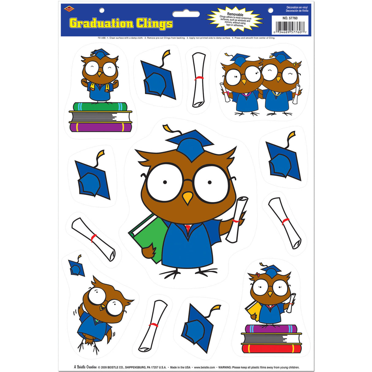 Owl Graduate Clings