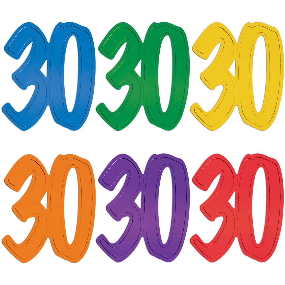 &quot;30&quot; Foil Cutouts