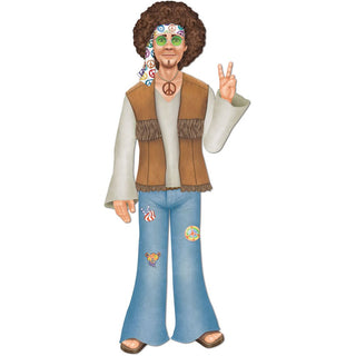 Male Hippie Cutout
