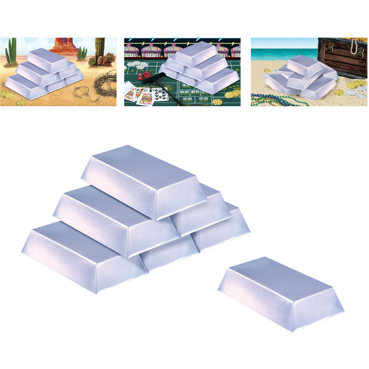 Plastic Silver Bars