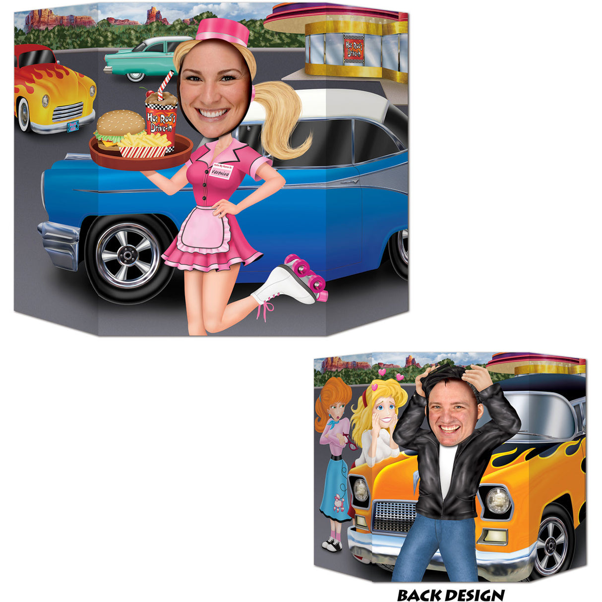Car Hop and Greaser Prop