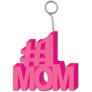 #1 Mom Photo/Balloon Holder