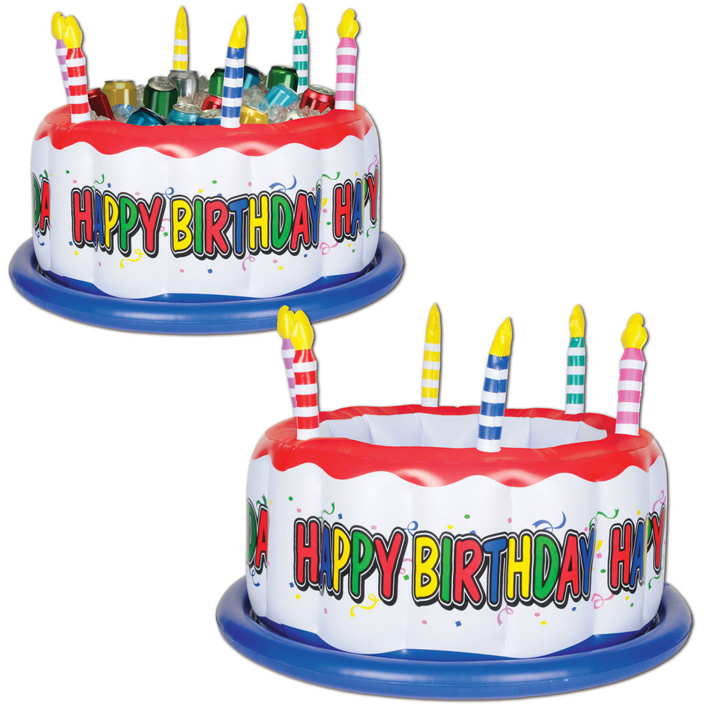 Inflatable Birthday Cake Cooler