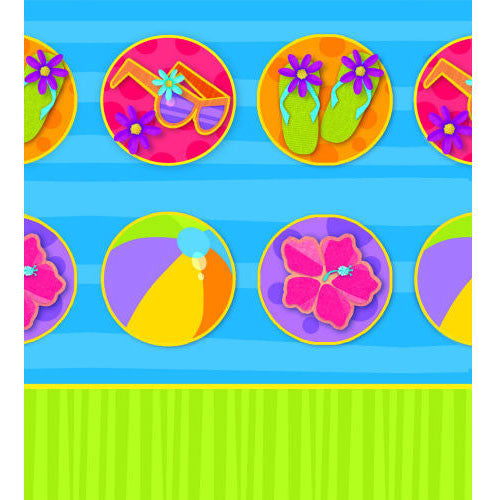 Fun In The Sun Plastic Table Cover
