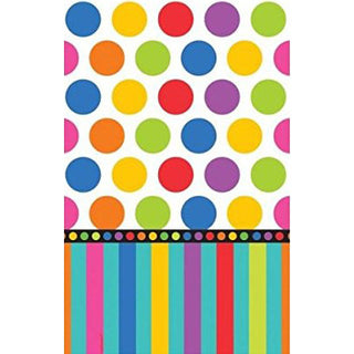 Birthday Dots And Stripes Tablecover