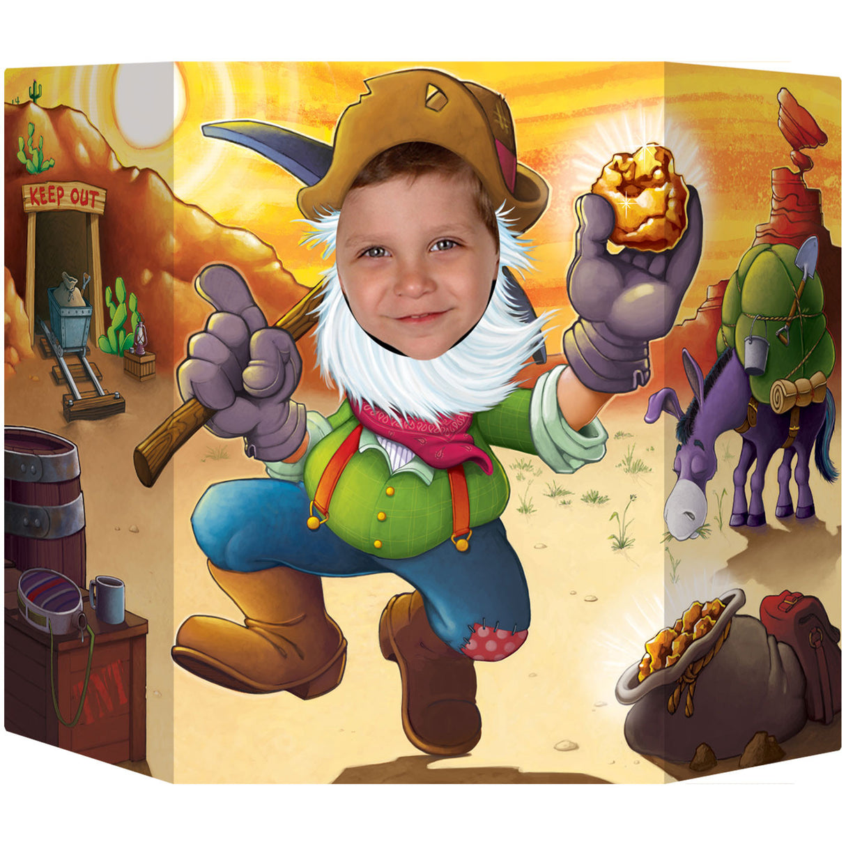 Gold Miner Photo Prop