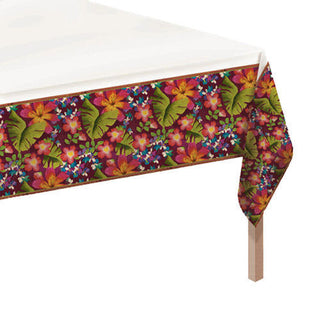 Jungle Floral Paper Table Cover