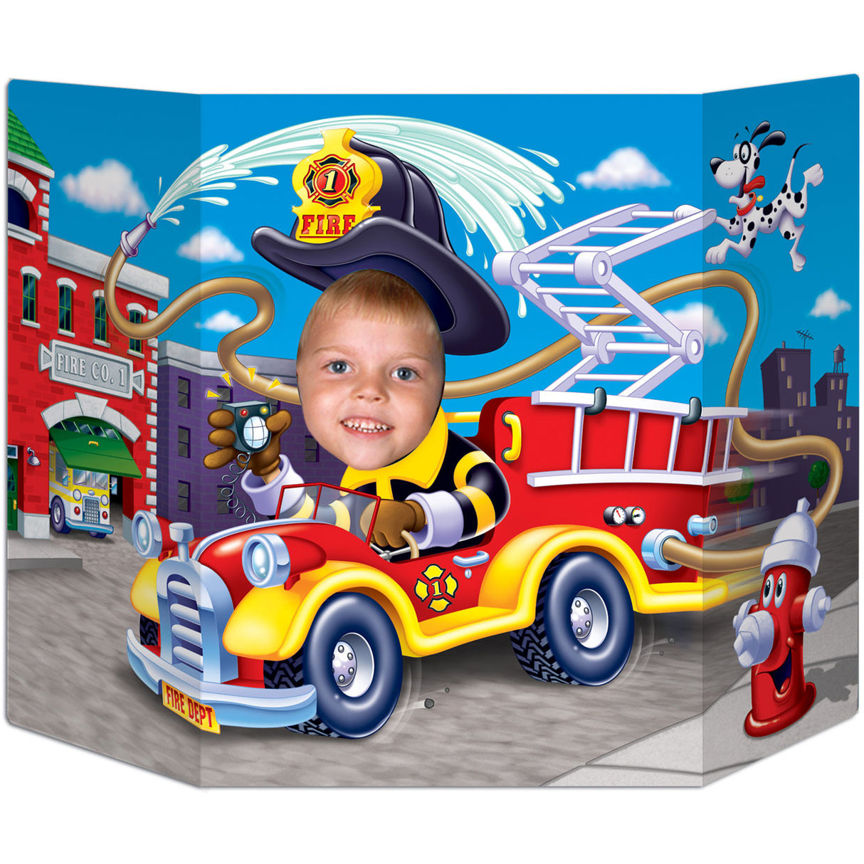 Fire Truck Photo Prop
