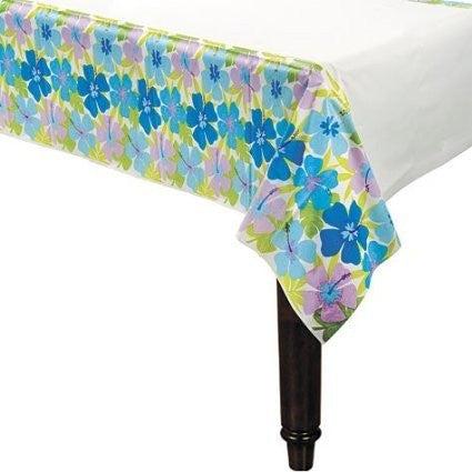 Floral Paradise Cool Plastic Table Cover
