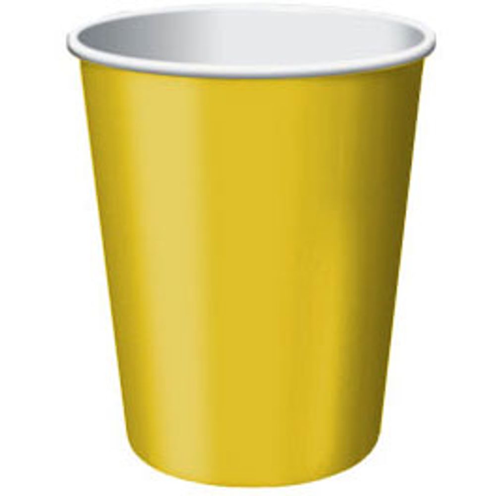 Yellow Sunshine 9oz Cups (8ct)