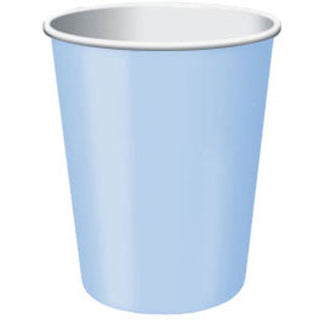 Powder Blue 9oz Paper Cups (8ct)