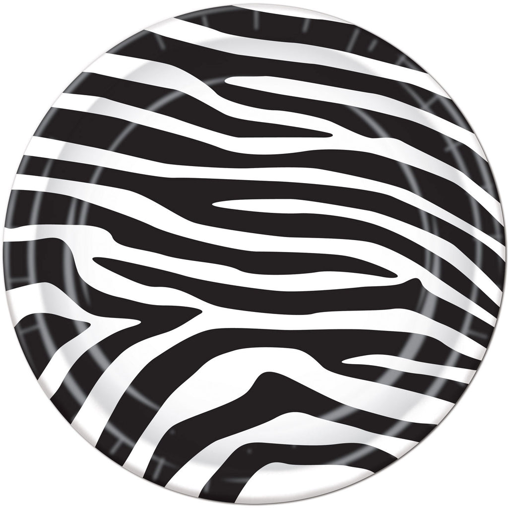 Zebra Print Plates