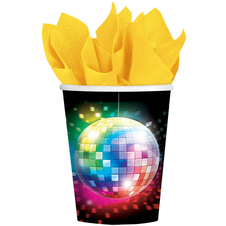 Disco Fever 9oz Paper Cups (8ct)