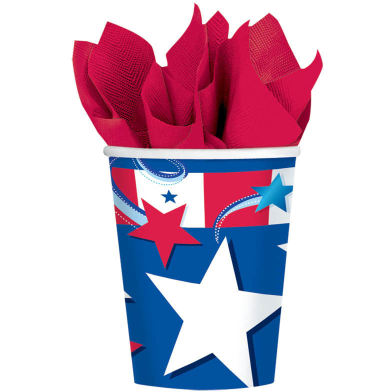 Independence Day 9oz Paper Cups (8ct)