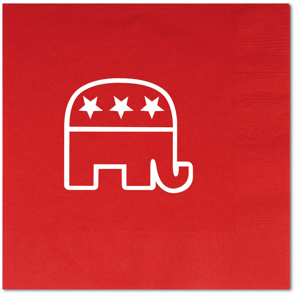 Republican Red Luncheon Napkins