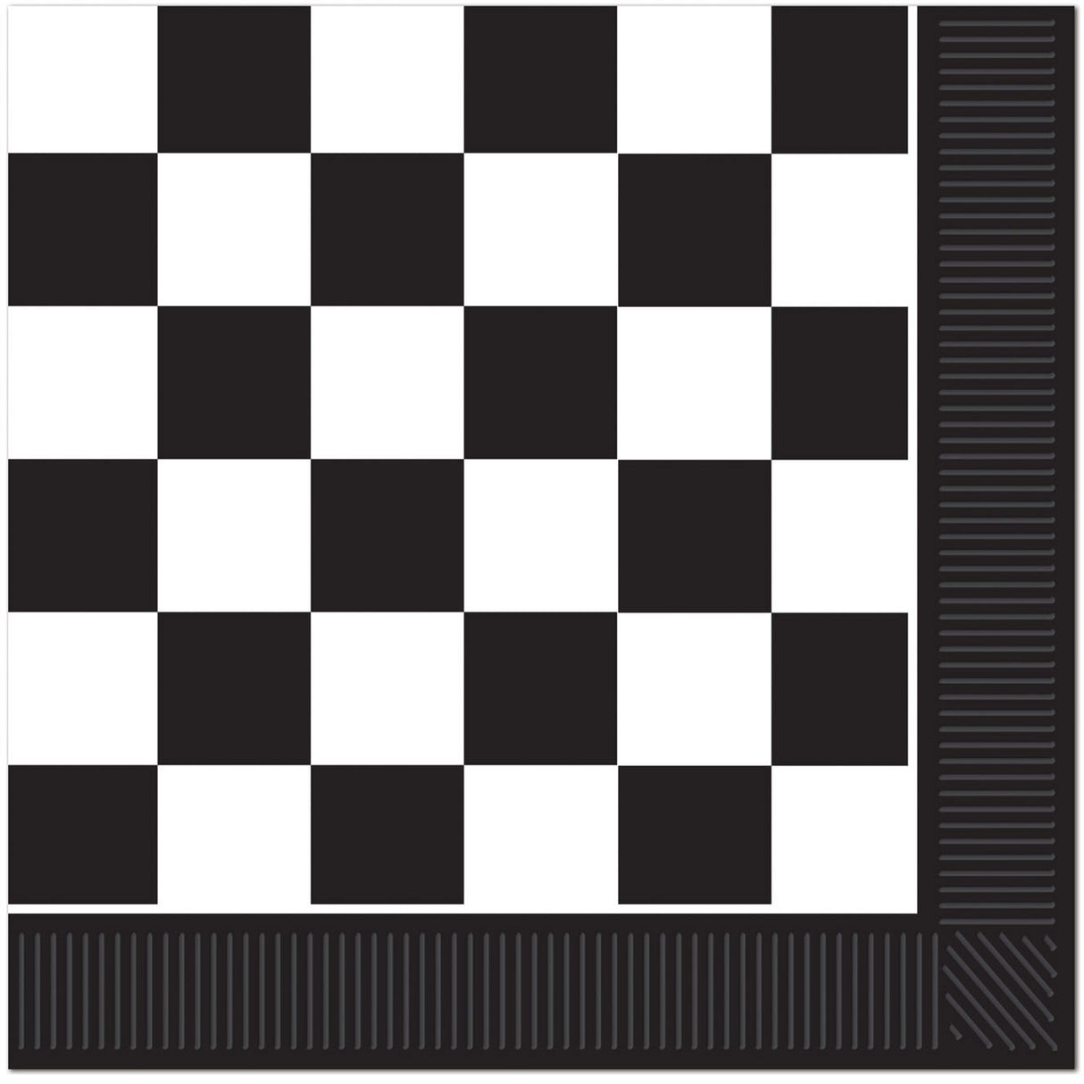 Checkered Luncheon Napkins