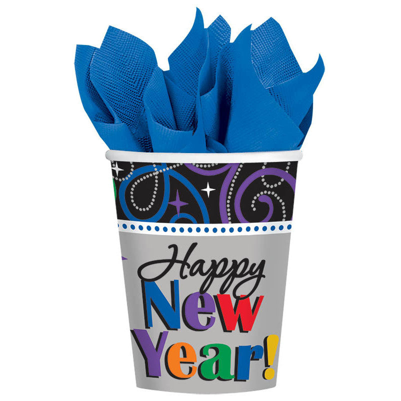 Cheers To a New Year 9oz Paper Cups