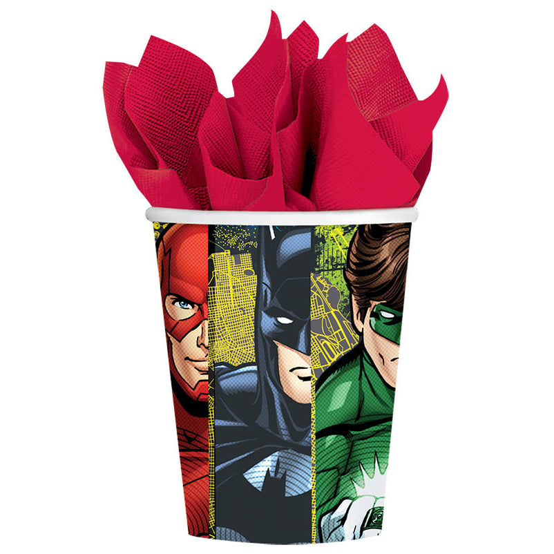 Justice League 9oz Paper Cups (8 ct)