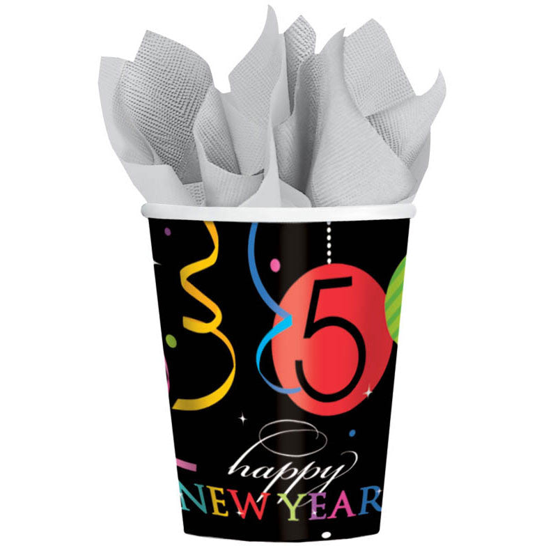 Wild New Year 9oz Paper Cups (8ct)