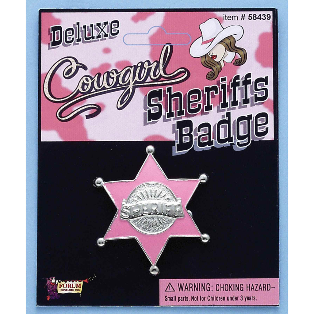 Cowgirl Sheriff Badge