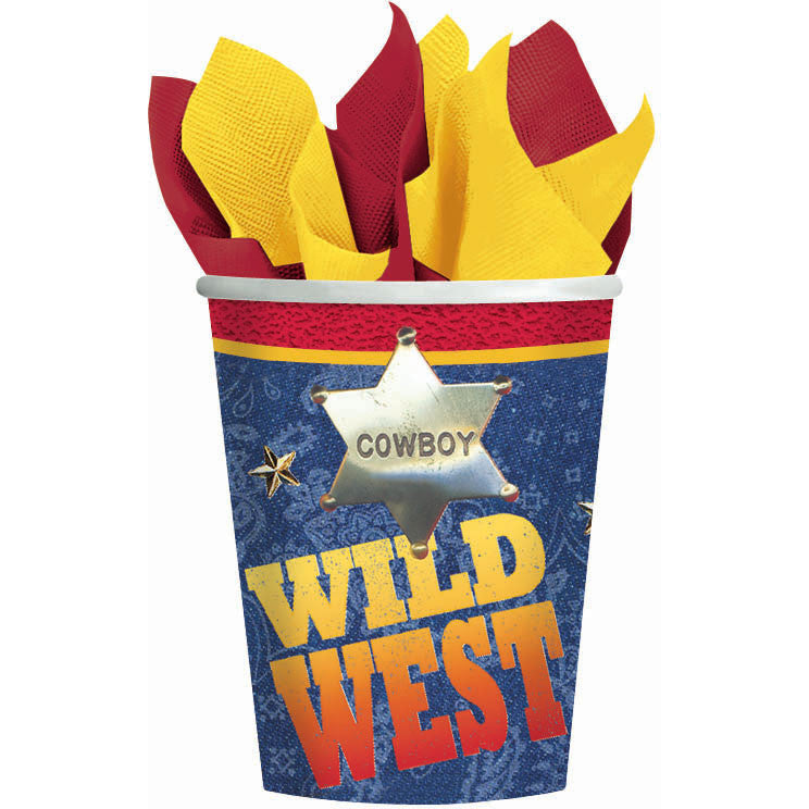 Wild West West 9oz Paper Cups (8ct)