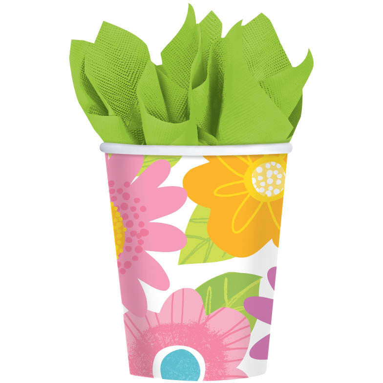 Spring Fling 9oz Paper Cups (8ct)