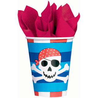 Pirate's Treasure 9oz Paper Cups (8ct)