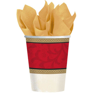 Classic Christmas Tree 9oz Paper Cups (8ct)
