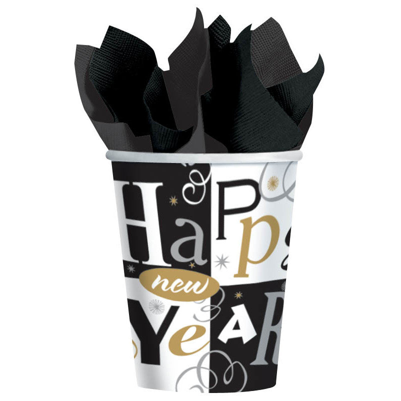 Block Party New Year 9oz Cups (8ct)