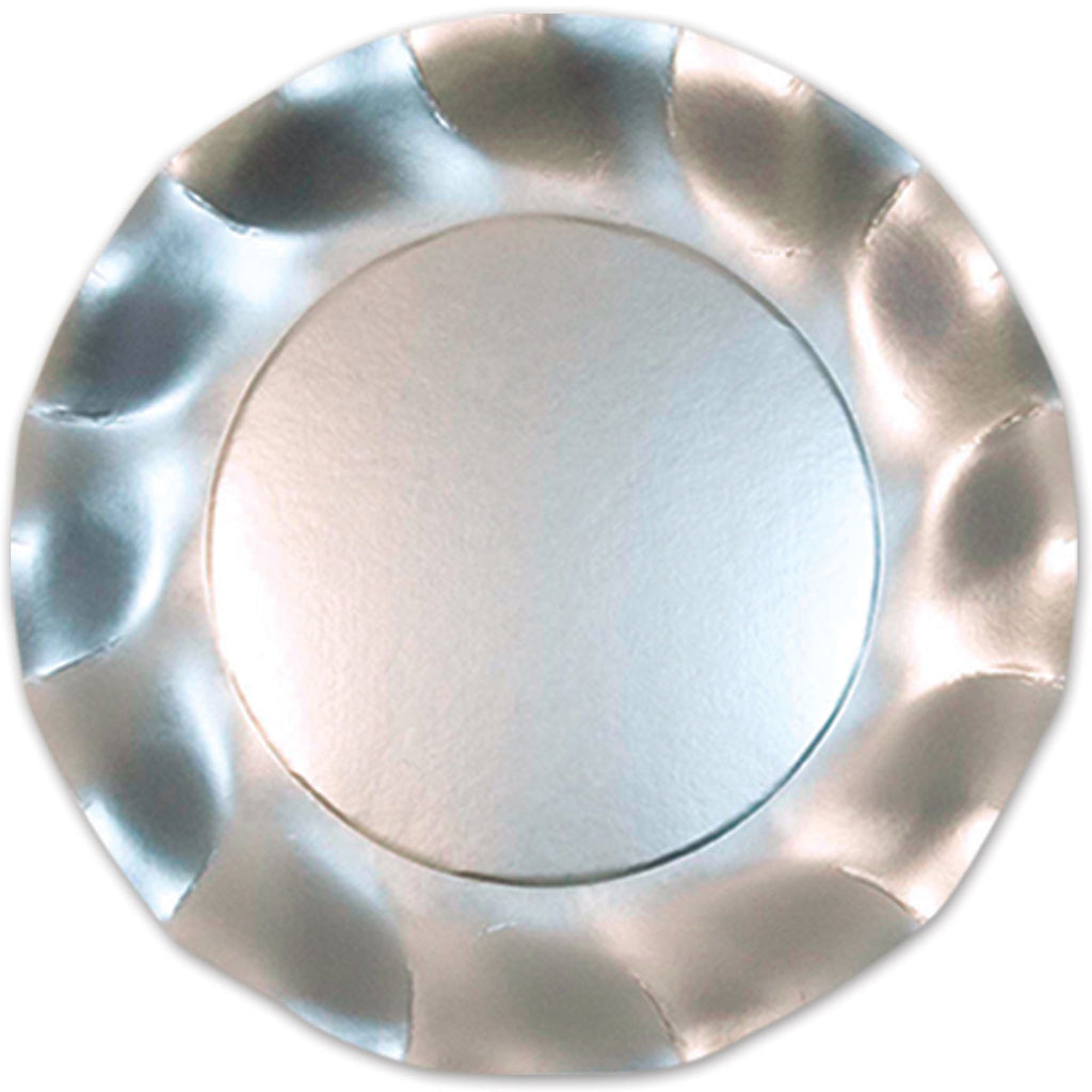 Satin Silver Plates