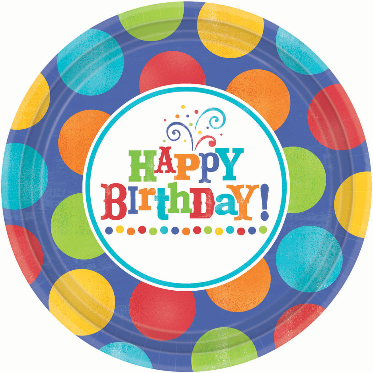 Birthday Fever Fun Banquet Plates (8ct)
