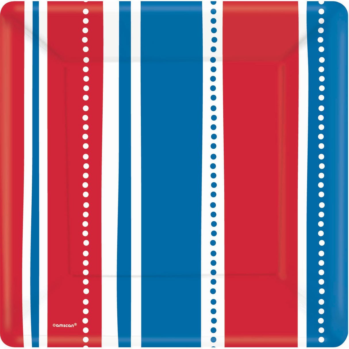 American Summer Stripes Banquet Plates (8ct)