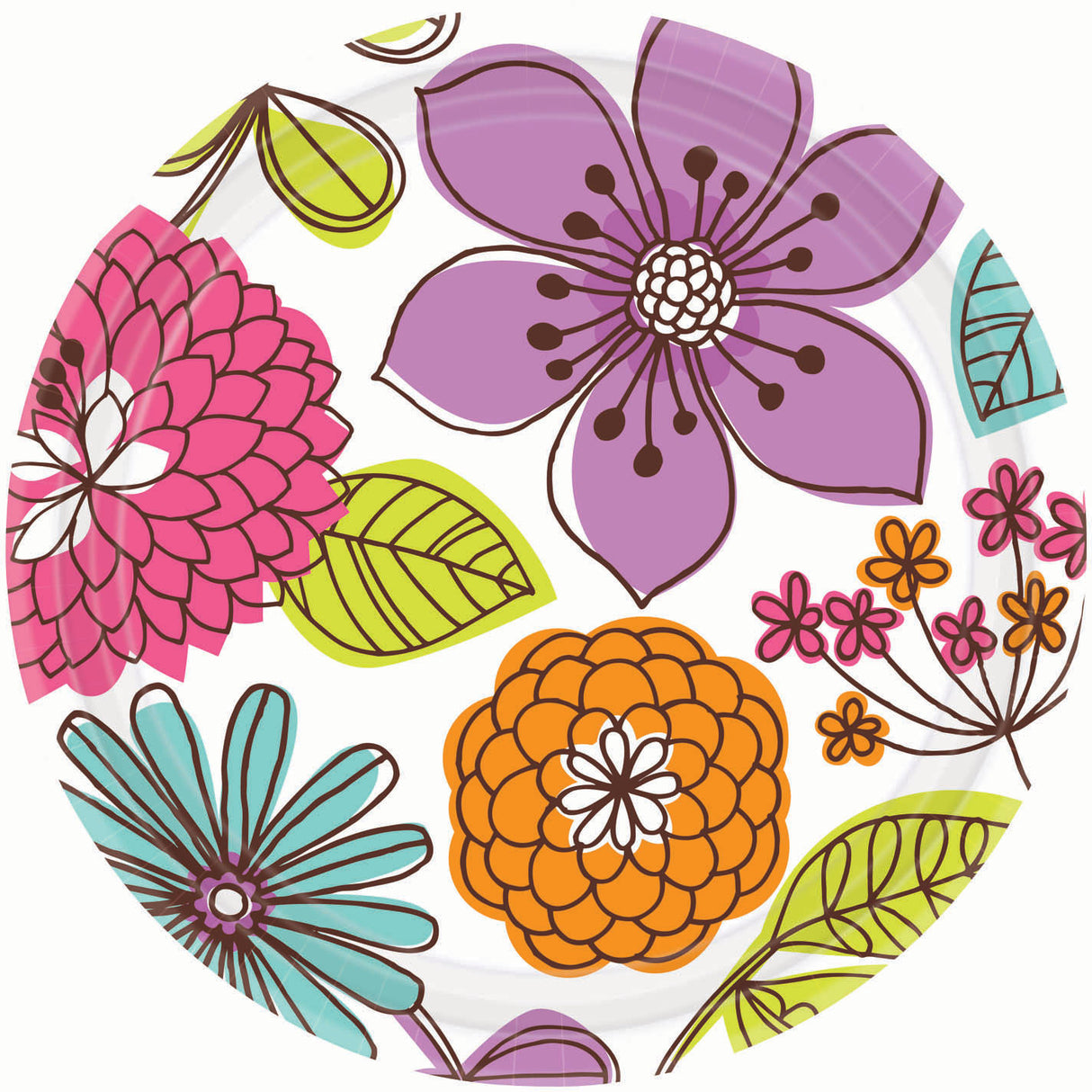 Floral Chic Banquet Plates (8ct)
